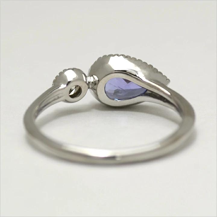 umu -アム- FINE JEWELRY STUIDIOK18 タンザナイト ダイヤモンド リング 「pianto」rg0943_u.jpg