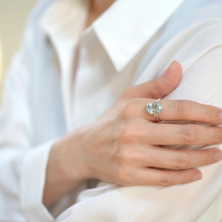 umu -アム- FINE JEWELRY STUIDIOアクアマリン リング 「acquare」rg0944_i3.jpg