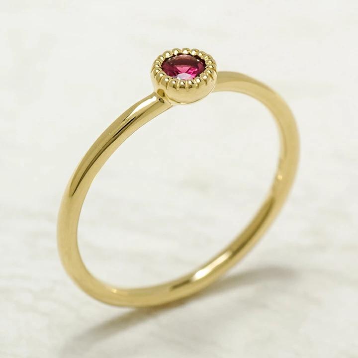umu -アム- FINE JEWELRY STUIDIOK18 レディッシュサファイア リング 「pupo」rg0950_kanban2.jpg