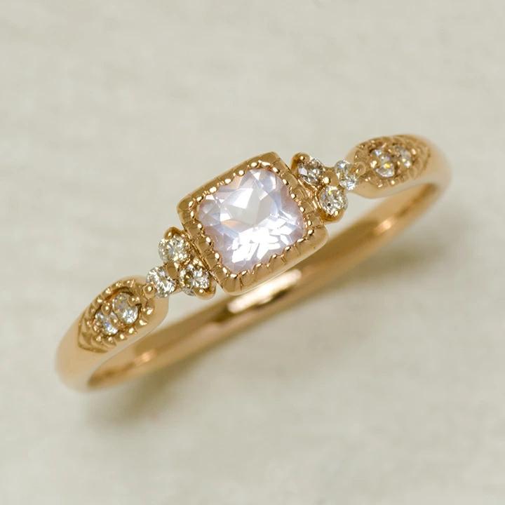 umu -アム- FINE JEWELRY STUIDIOローズクォーツ ダイヤモンド リング 「osteriggio」rg0951_kanban2.jpg