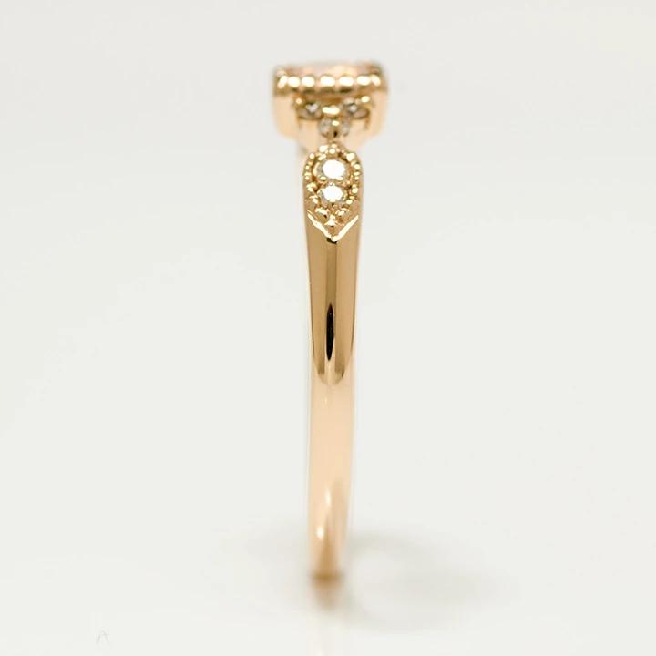 umu -アム- FINE JEWELRY STUIDIOローズクォーツ ダイヤモンド リング 「osteriggio」rg0951_y.jpg