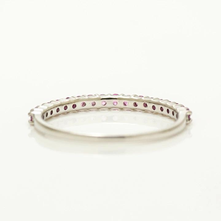 umu -アム- FINE JEWELRY STUIDIOK18 ピンクサファイア エタニティ リング 「fila」rg0958_u.jpg