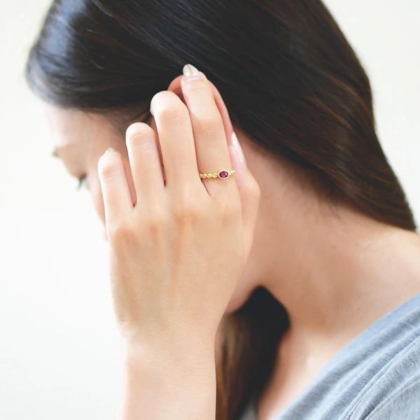 umu -アム- FINE JEWELRY STUIDIOルビー バラモチーフ リング 「rosa」rg0959_i3.jpg