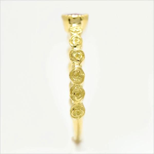 umu -アム- FINE JEWELRY STUIDIOルビー バラモチーフ リング 「rosa」rg0959_y.jpg