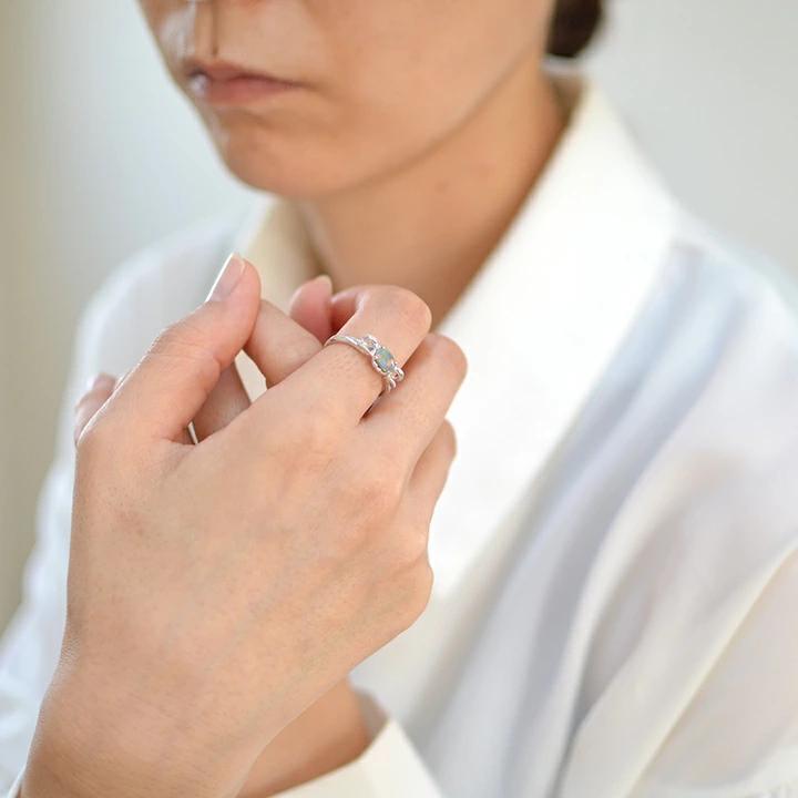 umu -アム- FINE JEWELRY STUIDIOK18 ブラックオパール リング 「curva」rg0960_i2.jpg