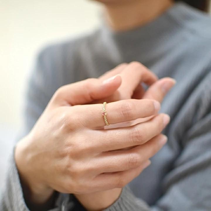 umu -アム- FINE JEWELRY STUIDIOロードクロサイト ダイヤモンド リング 「fine」rg0964_i2.jpg