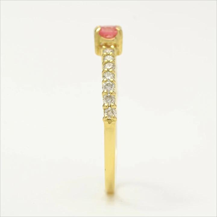 umu -アム- FINE JEWELRY STUIDIOロードクロサイト ダイヤモンド リング 「fine」rg0964_y.jpg