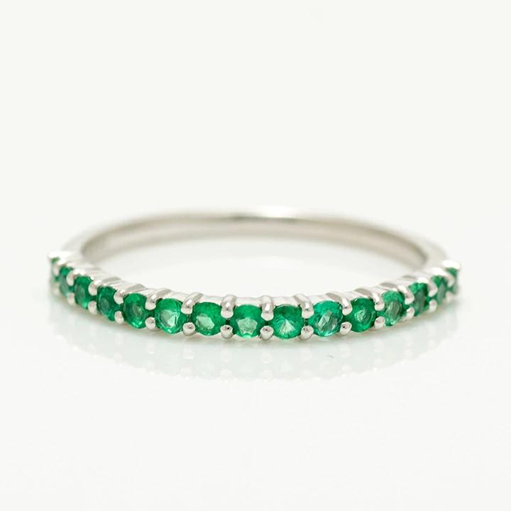 umu -アム- FINE JEWELRY STUIDIOK18 エメラルド エタニティ リング 「fila」rg0969_m.jpg