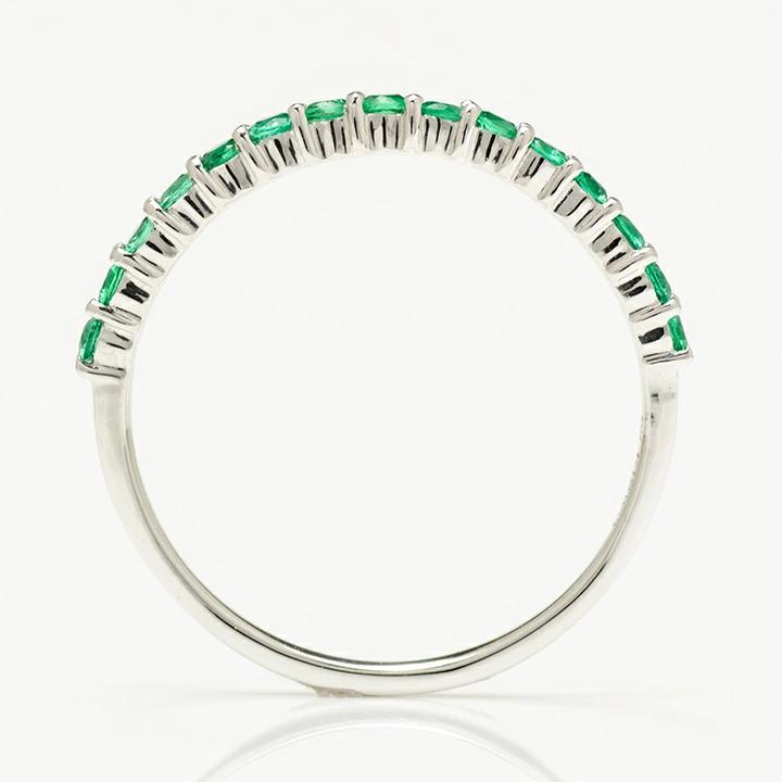 umu -アム- FINE JEWELRY STUIDIOK18 エメラルド エタニティ リング 「fila」rg0969_s.jpg