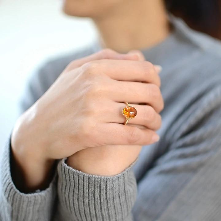 umu -アム- FINE JEWELRY STUIDIOシトリン リング 「caramella」rg0970_i2.jpg