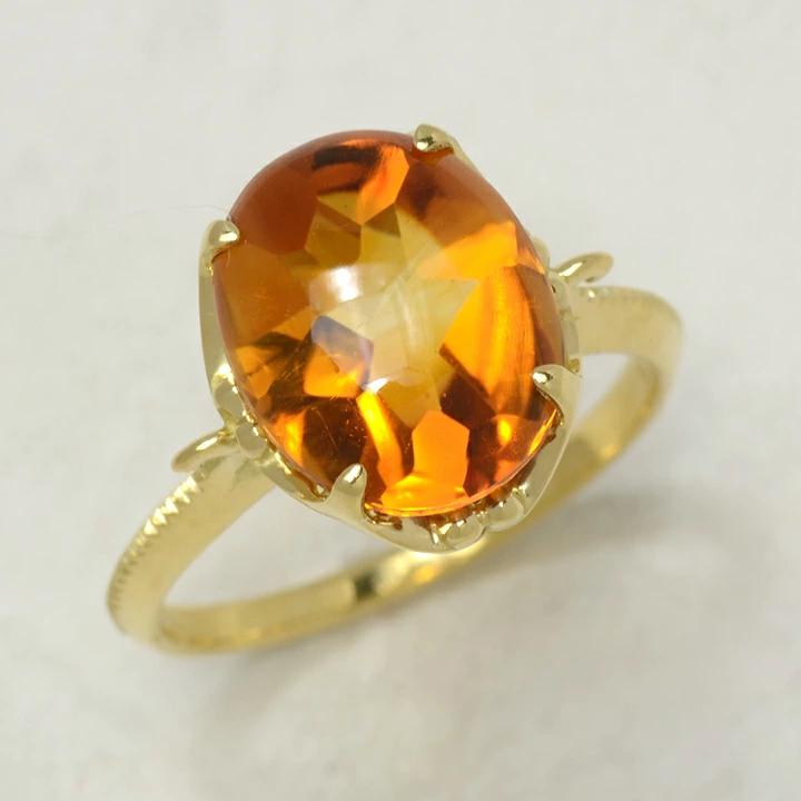 umu -アム- FINE JEWELRY STUIDIOシトリン リング 「caramella」rg0970_kanban2.jpg