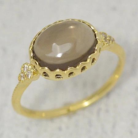 umu -アム- FINE JEWELRY STUIDIOスモーキークォーツ ダイヤモンド リングrg0977_kanban2.jpg