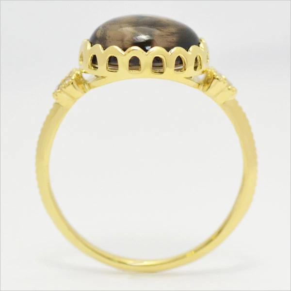 umu -アム- FINE JEWELRY STUIDIOスモーキークォーツ ダイヤモンド リングrg0977_s.jpg