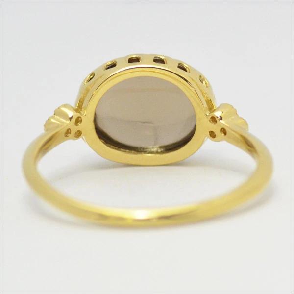 umu -アム- FINE JEWELRY STUIDIOスモーキークォーツ ダイヤモンド リングrg0977_u.jpg