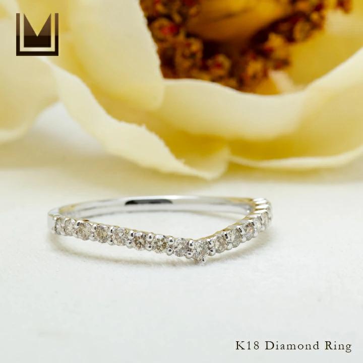 umu -アム- FINE JEWELRY STUIDIOダイヤモンド Vライン エタニティリング 「flesso」rg0982_1.jpg