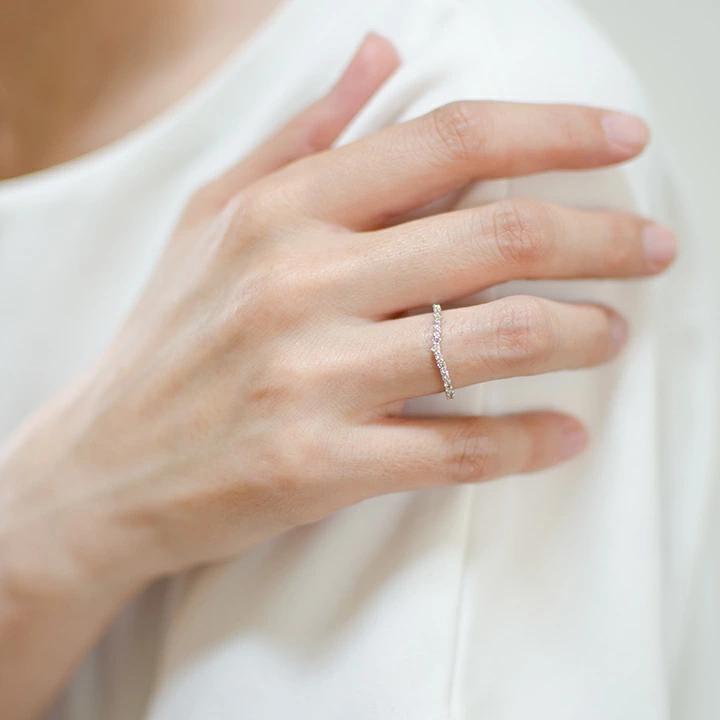 umu -アム- FINE JEWELRY STUIDIOダイヤモンド Vライン エタニティリング 「flesso」rg0982_i3.jpg