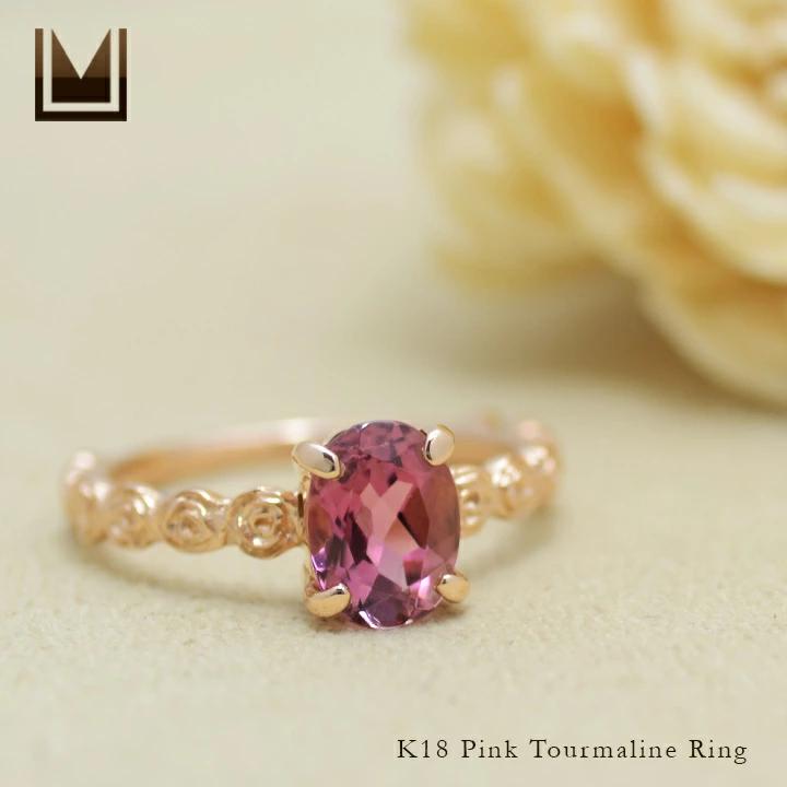 umu -アム- FINE JEWELRY STUIDIOピンクトルマリン バラモチーフ リング 「rosa」rg0985_1.jpg