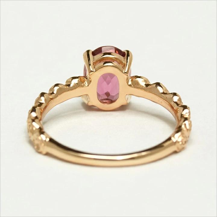 umu -アム- FINE JEWELRY STUIDIOピンクトルマリン バラモチーフ リング 「rosa」rg0985_u.jpg