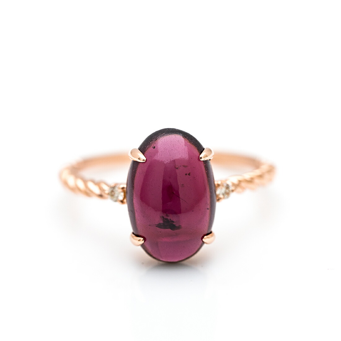 umu -アム- FINE JEWELRY STUIDIOガーネット ダイヤモンド リング 「aragosta」rg0987_m.jpg