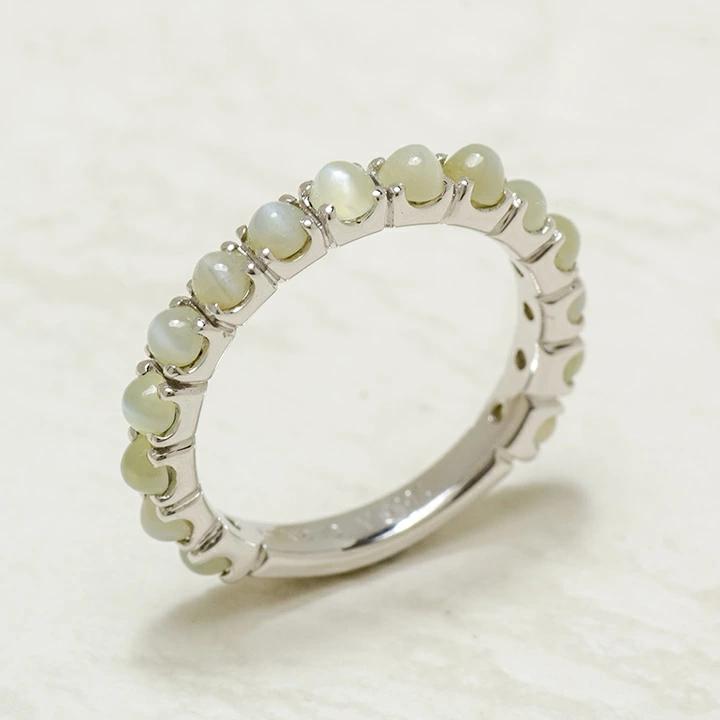 umu -アム- FINE JEWELRY STUIDIOK18 クリソベリルキャッツアイ エタニティリングrg0989_kanban2.jpg