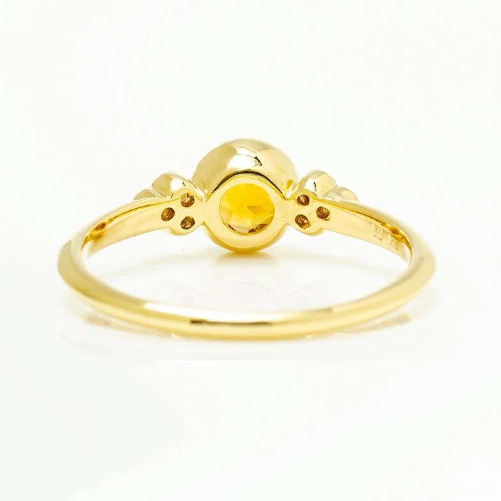 umu -アム- FINE JEWELRY STUIDIOシトリン ダイヤモンド リング 「tazzina」rg0995_u.jpg