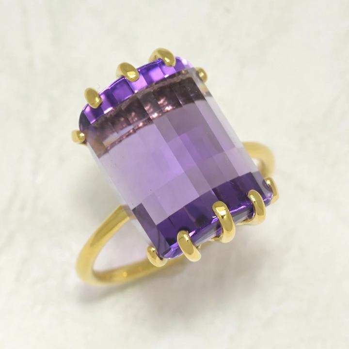 umu -アム- FINE JEWELRY STUIDIOK18 アメシスト リング 「carabo」rg0999_kanban2.jpg