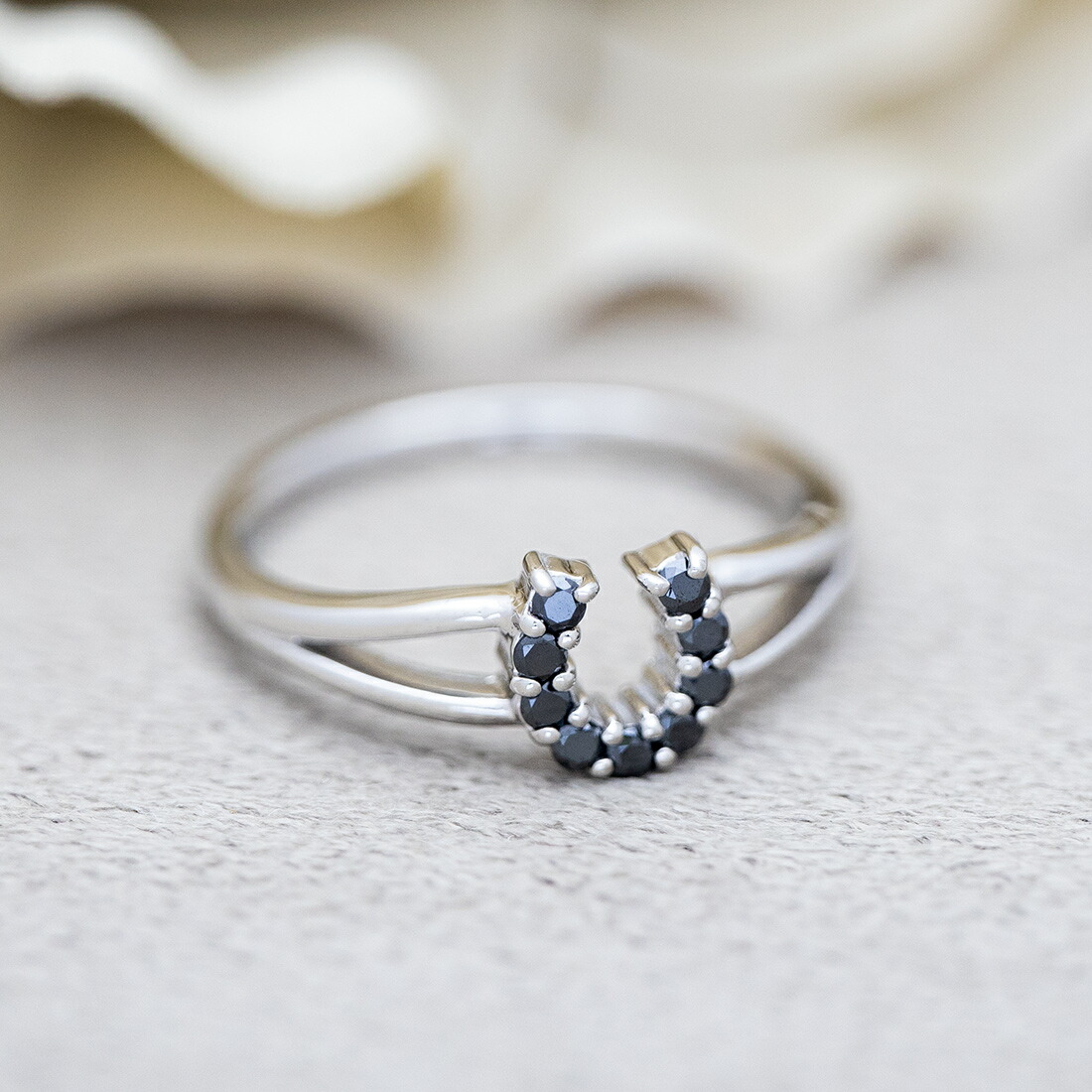 umu -アム- FINE JEWELRY STUIDIOブラックダイヤモンド リング 「fortuna」rg1001_1.jpg