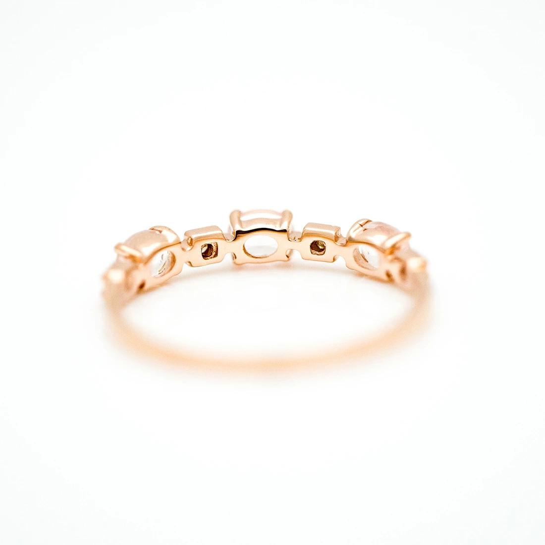 umu -アム- FINE JEWELRY STUIDIOローズクォーツ ダイヤモンド リング 「purezza」rg1005_u.jpg