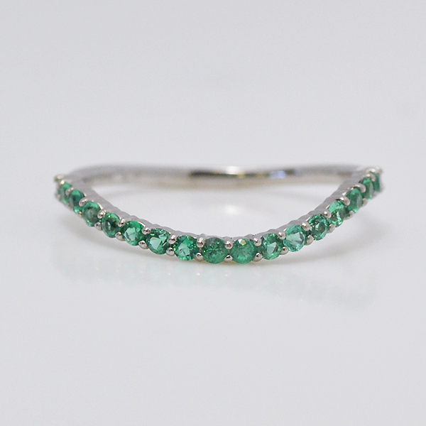 umu -アム- FINE JEWELRY STUIDIOPT900 エメラルド エタニティリング 「fiotto」rg1006_m.jpg
