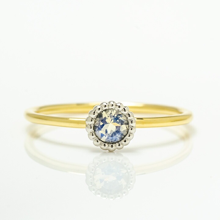 umu -アム- FINE JEWELRY STUIDIOK18/PT900 ブルームーンストーン コンビネーション リング 「figaro」rg1017_m.jpg