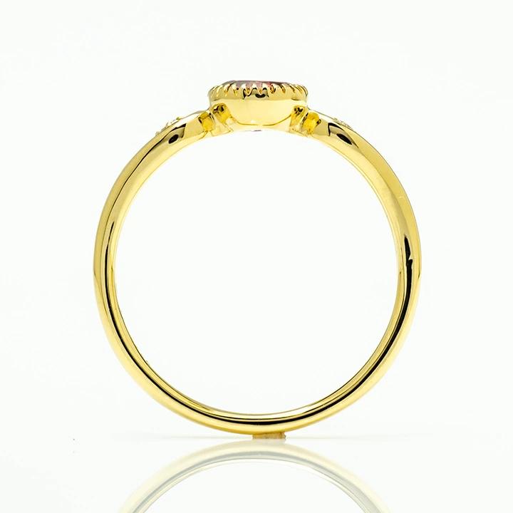 umu -アム- FINE JEWELRY STUIDIOK18 ピンクトルマリン ダイヤモンド リング 「amica」rg1019_s.jpg
