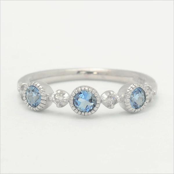 umu -アム- FINE JEWELRY STUIDIOサンタマリアアクアマリン ダイヤモンド リング 「margherita」rg1020_m.jpg