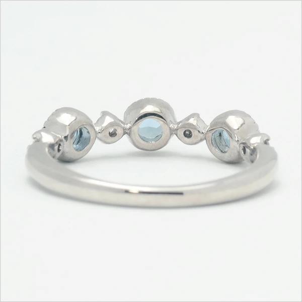 umu -アム- FINE JEWELRY STUIDIOサンタマリアアクアマリン ダイヤモンド リング 「margherita」rg1020_u.jpg