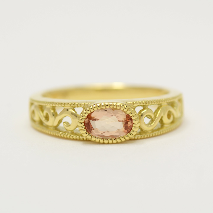 umu -アム- FINE JEWELRY STUIDIOK18 インペリアルトパーズ アイビーモチーフ リング 「berso」rg1023_m.jpg