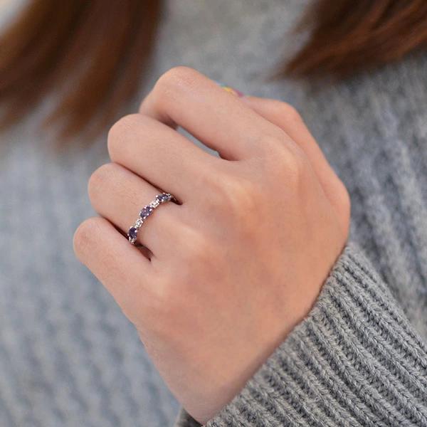 umu -アム- FINE JEWELRY STUIDIOK18 カラーチェンジガーネット ダイヤモンド リング 「purezza」rg1024_i2.jpg