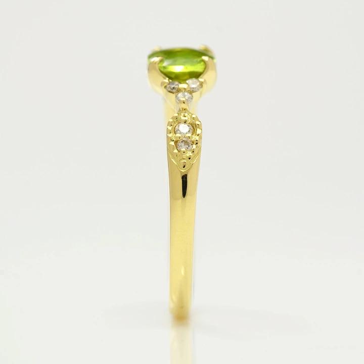 umu -アム- FINE JEWELRY STUIDIOペリドット ダイヤモンド リング 「amanza」rg1026_y.jpg