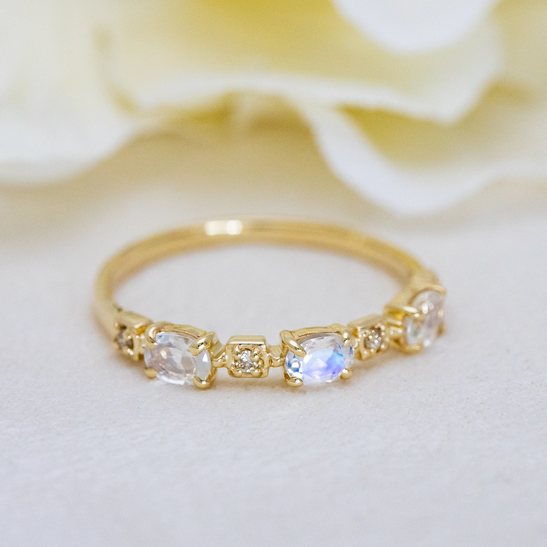 umu -アム- FINE JEWELRY STUIDIOK10 ブルームーンストーン ダイヤモンド リング 「purezza」rg1027_1.jpg