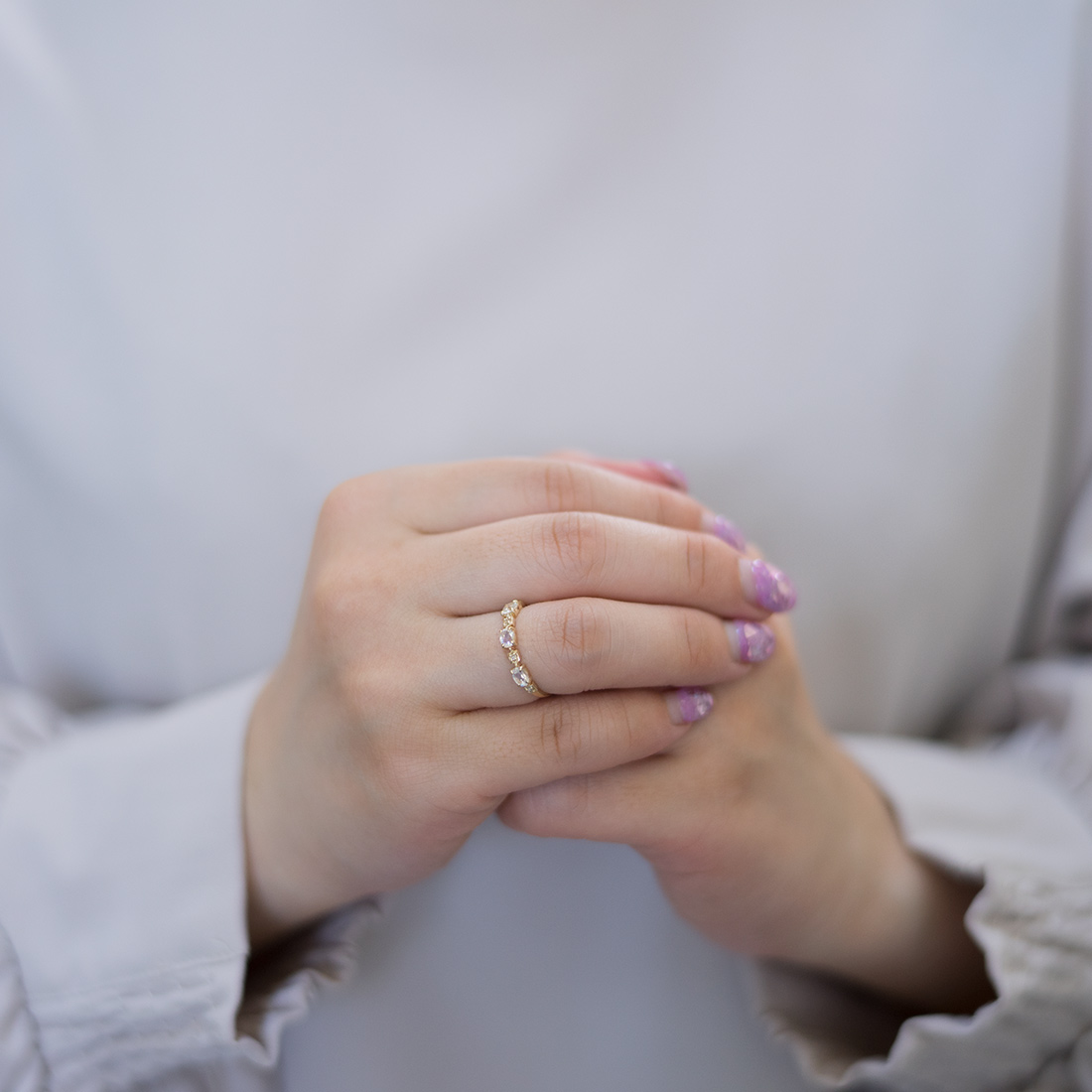 umu -アム- FINE JEWELRY STUIDIOK10 ブルームーンストーン ダイヤモンド リング 「purezza」rg1027_i2.jpg