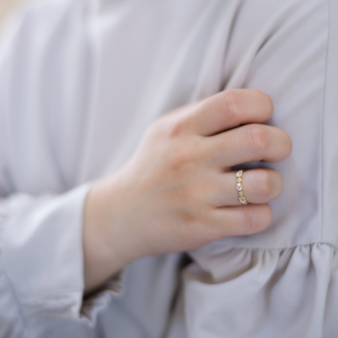 umu -アム- FINE JEWELRY STUIDIOK10 ブルームーンストーン ダイヤモンド リング 「purezza」rg1027_i3.jpg