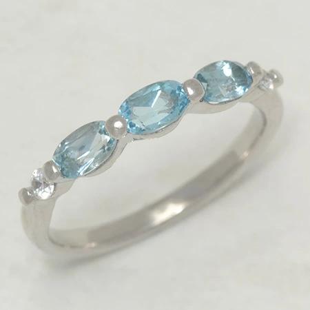 umu -アム- FINE JEWELRY STUIDIOブルートパーズ キュービックジルコニア リング 「uberta」rg1031_kanban2.jpg
