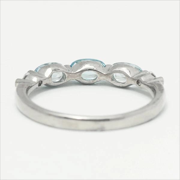 umu -アム- FINE JEWELRY STUIDIOブルートパーズ キュービックジルコニア リング 「uberta」rg1031_u.jpg