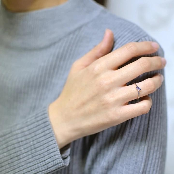 umu -アム- FINE JEWELRY STUIDIOマーキス タンザナイト リング 「minuto」rg1038_i3.jpg