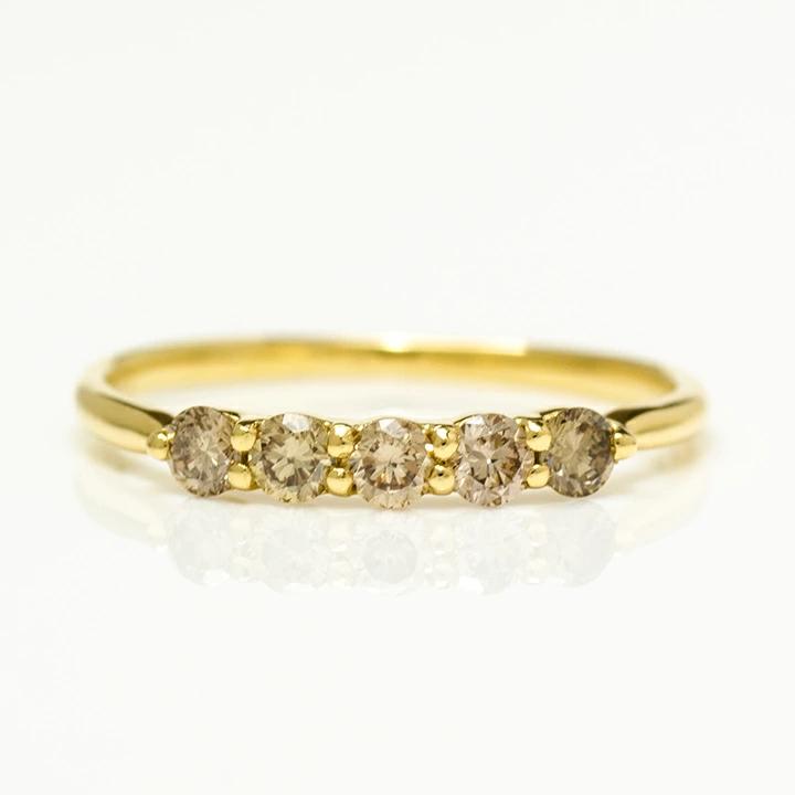 umu -アム- FINE JEWELRY STUIDIOブラウンダイヤモンド 0.3ct リング 「clarita」rg1039_m.jpg