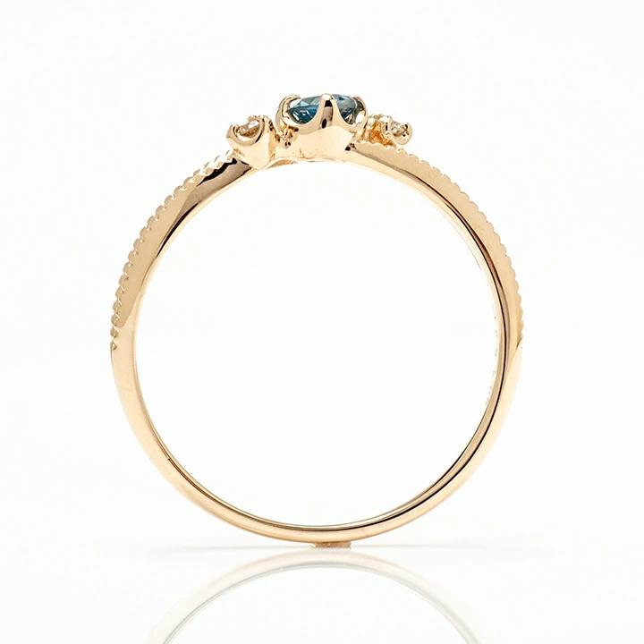 umu -アム- FINE JEWELRY STUIDIOサンタマリアアクアマリン ダイヤモンド リング 「cresta」rg1049_s.jpg