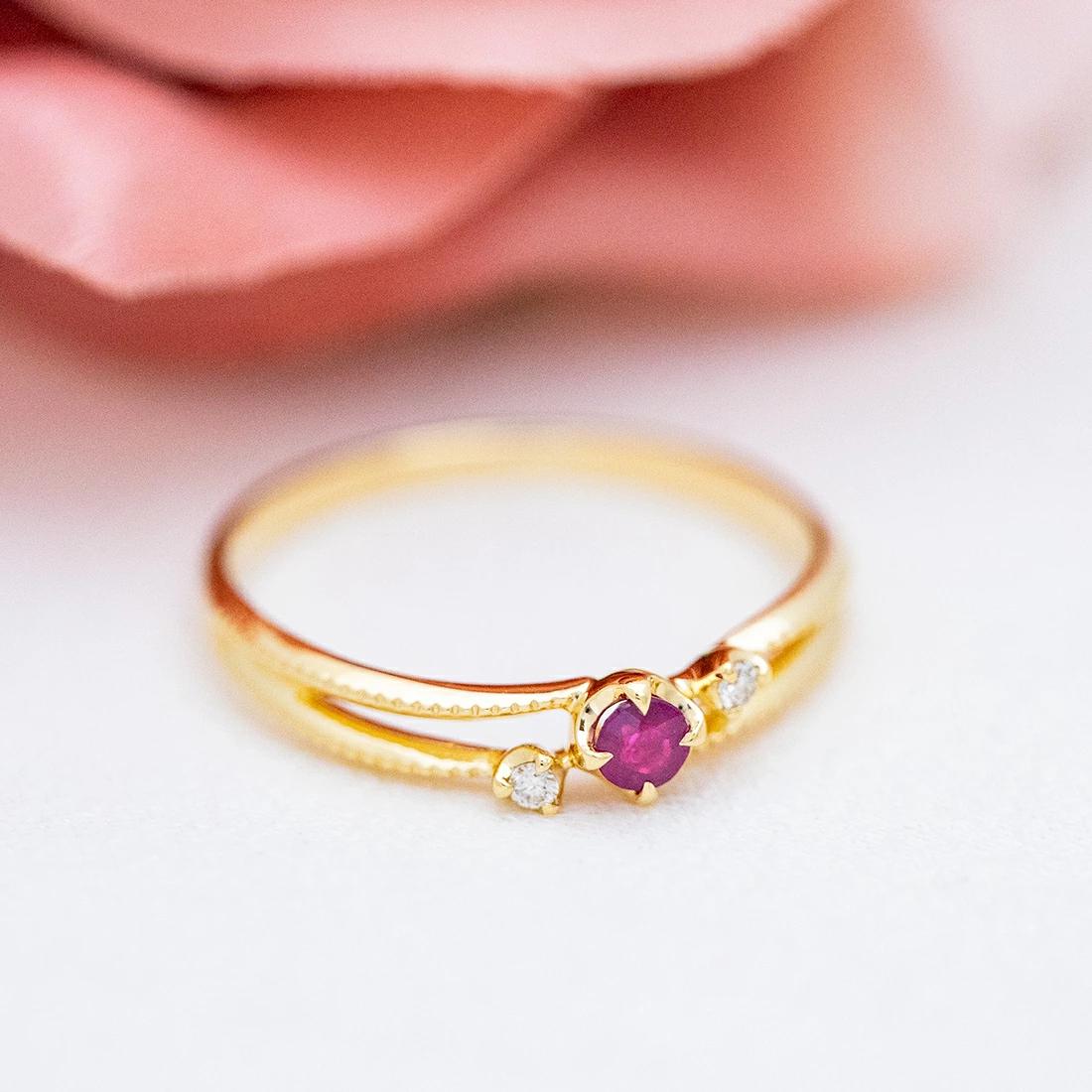 umu -アム- FINE JEWELRY STUIDIOルビー ダイヤモンド リング 「cresta」rg1050_1.jpg