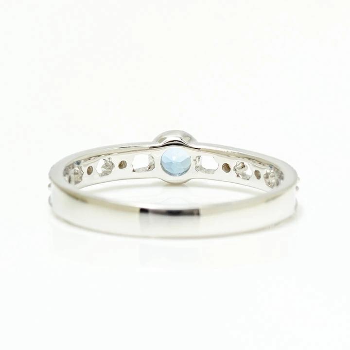 umu -アム- FINE JEWELRY STUIDIOサンタマリアアクアマリン ダイヤ リング 「delicatura」rg1054_u.jpg