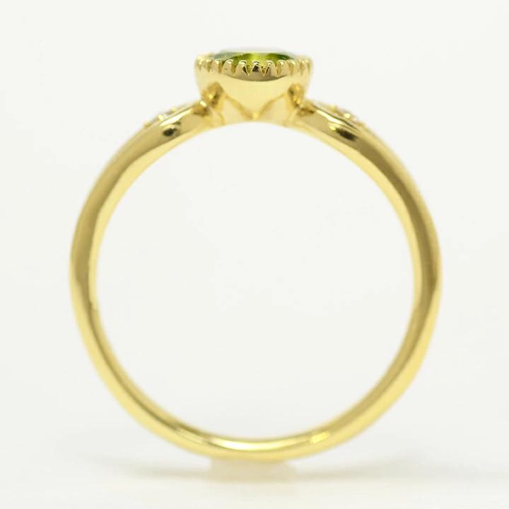 umu -アム- FINE JEWELRY STUIDIOペリドット ダイヤモンド リング 「amica」rg1059_s.jpg