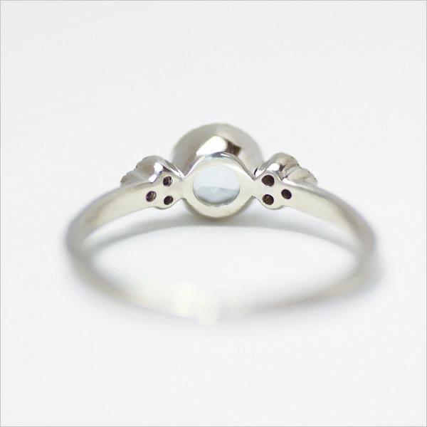umu -アム- FINE JEWELRY STUIDIOアクアマリン ダイヤモンド リング 「tazzina」rg1061_u.jpg