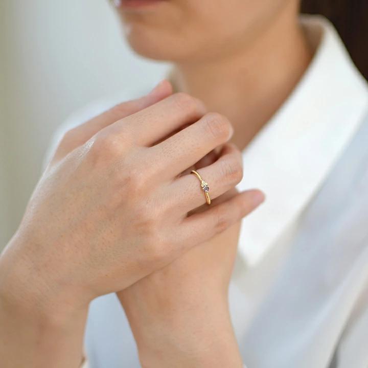 umu -アム- FINE JEWELRY STUIDIOカラーチェンジガーネット ダイヤモンド リング 「leggiadro」rg1064_i2.jpg