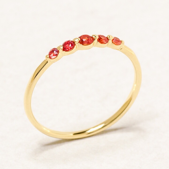 umu -アム- FINE JEWELRY STUIDIOK18 オレンジサファイア リングrg1082_kanban2.jpg